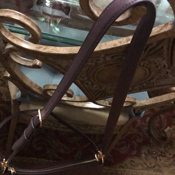 Coach Black Leather Handbag Classic Structured Design - Picture 4 of 10